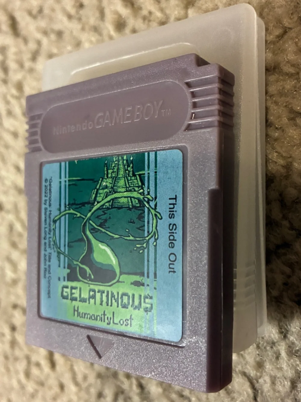 GELATINOUS HUMANITY LOST NINTENDO GAME BOY GB FANMADE ROMHACK HOME-BREW STEAM